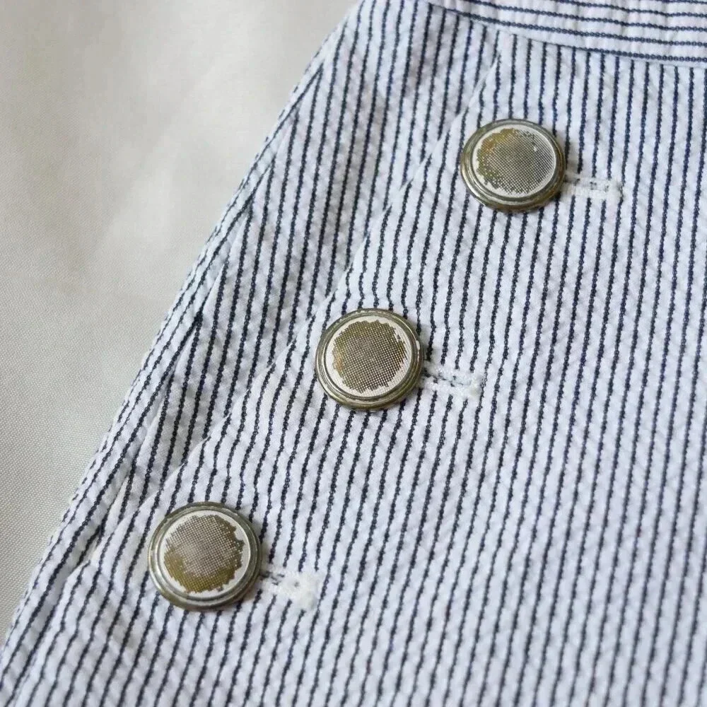 J.CREW Black & White Mini Skirt with Stripes Size 12